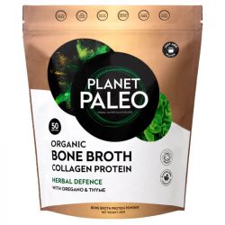 Planet Paleo Organic Bone Broth Collagen Protein Herbal Defence 450g