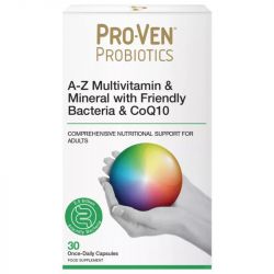 ProVen Probiotics A-Z Multivitamins, Acidophilus, Bifidus & CoQ-10 Caps 30