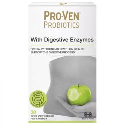 Proven Probiotics Acidophilus & Bifidus with Digestive Enzymes Capsules 30