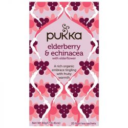 Pukka Elderberry and Echinacea Tea Bags 80