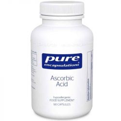 Pure Encapsulations Ascorbic Acid Capsules 90