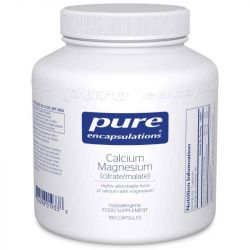 Pure Encapsulations Calcium Magnesium (citrate/malate) Capsules 180