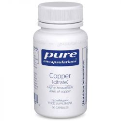 Pure Encapsulations Copper (citrate) Capsules 60