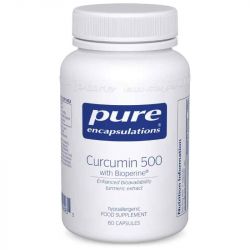 Pure Encapsulations Curcumin 500 with Bioperine Capsules 60