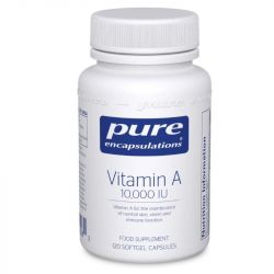 Pure Encapsulations Vitamin A 10,000iu Capsules 120