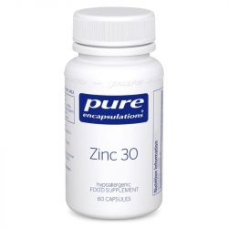 Pure Encapsulations Zinc 30 Capsules 60