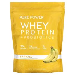 Pure Power Whey Protein Probiotics Banana 880g