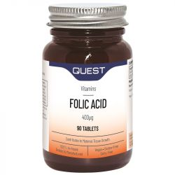 Quest Vitamins Folic Acid 400mcg Tabs 90