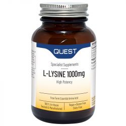 Quest Vitamins L-Lysine 1000mg Tablets 90