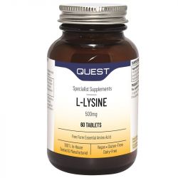 Quest Vitamins L-Lysine 500mg Tabs 60