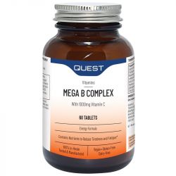 Quest Vitamins Mega B Complex (+1000mg Vit C) Tabs 60