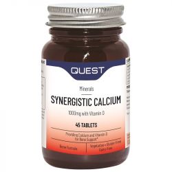 Quest Vitamins Synergistic Calcium 1000mg Tabs 45