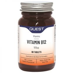 Quest Vitamins Vitamin B12 500mcg Tabs 60