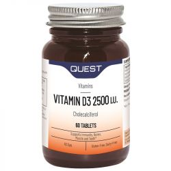 Quest Vitamins Vitamin D3 2500iu Tabs 60