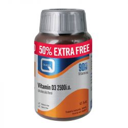 Quest Vitamins Vitamin D3 2500iu Tabs 90