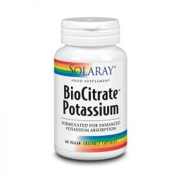 Solaray BioCitrate Potassium 99mg Capsules 60 