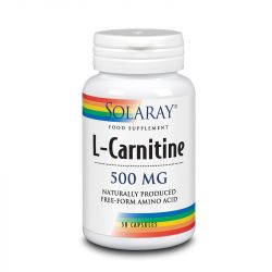 Solaray Free Form L-Carnitine 500mg Capsules 30 