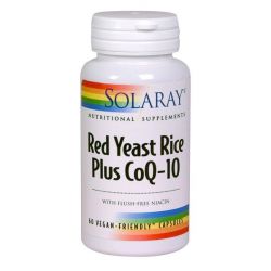 Solaray Red Yeast Rice + Co-Q10 Capsules 60 
