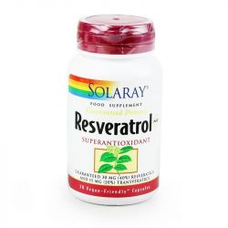 Solaray Resveratrol 75mg Capsules 30