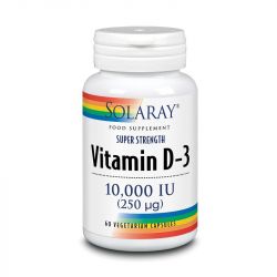 Solaray Vitamin D-3 10000iu Capsules 60 