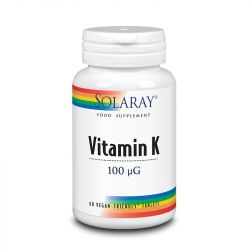 Solaray Vitamin K 100mcg Tablets 60 