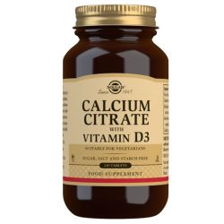 Solgar Calcium Citrate with Vitamin D Tabs 240