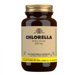Solgar Chlorella 520mg Vegetable Capsules 100