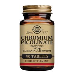 Solgar Chromium Picolinate 100ug Tablets 90