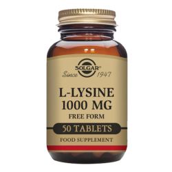 Solgar L-Lysine 1000mg Tablets 50