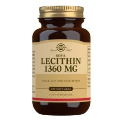Solgar Soya Lecithin 1360mg Softgels 180