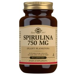 Solgar Spirulina 750mg Capsules 80