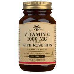 Solgar Vitamin C 1000mg with Rose Hips tablets 100