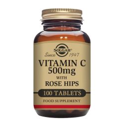 Solgar Vitamin C 500mg with Rose Hips tablets 100