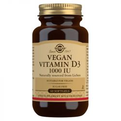 Solgar Vitamin D3 1000iu Vegan Softgels 60