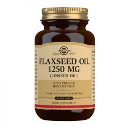 Solgar Cold Pressed Flaxseed Oil 1250mg Softgels 100