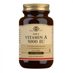 Solgar Dry Vitamin A 5000iu Tablets 100