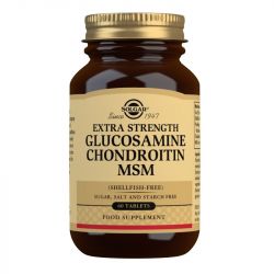 Solgar Extra Strength Glucosamine Chondroitin MSM tablets