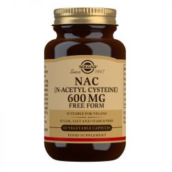 Solgar NAC (N-Acetyl-L-Cysteine) 600mg Vegicaps 60