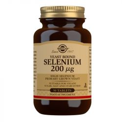 Solgar Selenium 200ug (Yeast Bound) Tabs 50