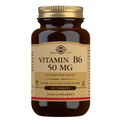 Solgar Vitamin B6 50mg Tablets 100