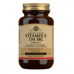 Solgar Vitamin E 134mg (200iu) Vegetarian Softgels 50