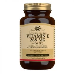 Solgar Vitamin E 268mg (400iu) Vegetarian Softgels 100
