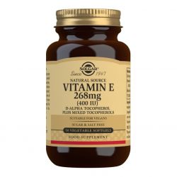 Solgar Vitamin E 268mg (400iu) Vegetarian Softgels 50