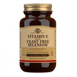 Solgar Vitamin E with Yeast Free Selenium Vegicaps 50