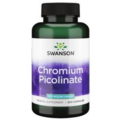 Swanson Chromium Picolinate 200mcg Capsules 200