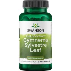 Swanson Full Spectrum Gymnema Sylvestre Leaf 400mg Capsules 100