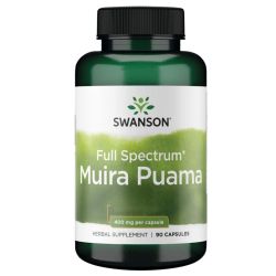 Swanson Full Spectrum Muira Puama 400mg Capsules 90