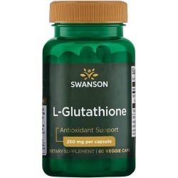 Swanson L-Glutathione 250mg Capsules 60