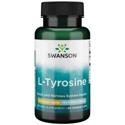 Swanson L-Tyrosine 500mg Capsules 60