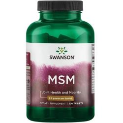 Swanson MSM 1500mg Tablets 120